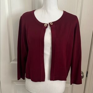 Elegant Burgundy Women's Sweater